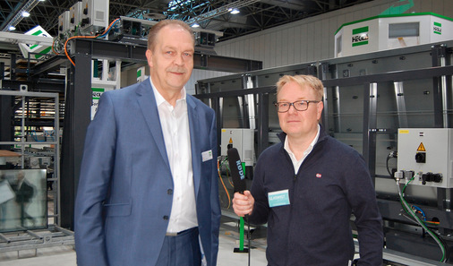 Hegla-CEO Bernhard Hötger im Gespräch mit GW-Redakteur Matthias Rehberger