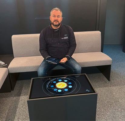 André Urbans erster Gedanke auf der R+T 2024 war: „Dieses kombinierte digitale/analoge Tool muss ich für meine Kundenberatung unbedingt haben.“