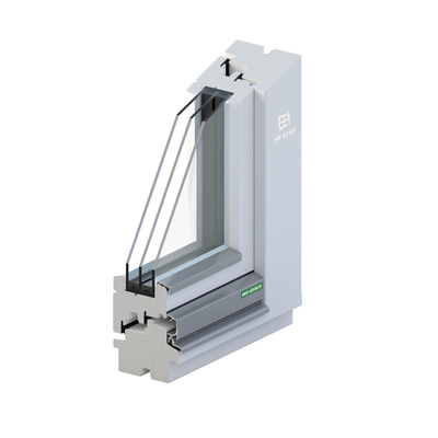 Bei der neuen Systemvariante EF (HF 82 EF und HF 90 EF) liegen der Flügel und der Rahmen auf der Innenseite optisch auf einer Ebene.
