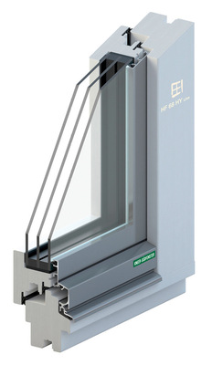 Durch eine komplett umlaufende, aufgesetzte Aluminiumschale ist der Flügel noch witterungsbeständiger. Sogar in schlanken 68 mm Flügeln lässt sich bis zu 46 mm 3-fach-Isolierverglasung einbauen – damit ist das neue Holzfenster HF 68 von Kneer-Südfenster die Nr. 1 für Gebäudesanierungen mit hohen Ansprüchen an den Wärme- und Wetterschutz.