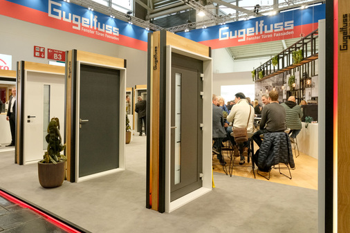 Gugelfuss präsentierte in München sein neues Haustürenprogramm „Edition 25“.