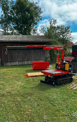 Ideal für die Montage: Lasten lassen sich auf bis zu 5,5 m anheben