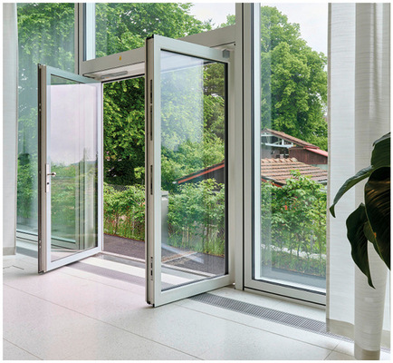 Das Türsystem Schüco ADS 75 HD.HI eignet sich für anspruchsvolle Objektgebäude mit  hohen Sicherheitsanforderungen.