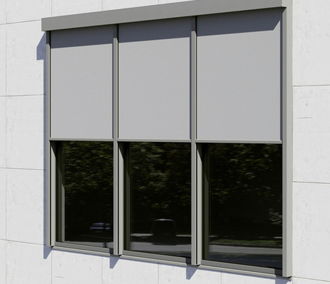 Beim zipScreen F50 ist bei mehreren Elementen in einer Reihe keine Anlagentrennung notwendig.