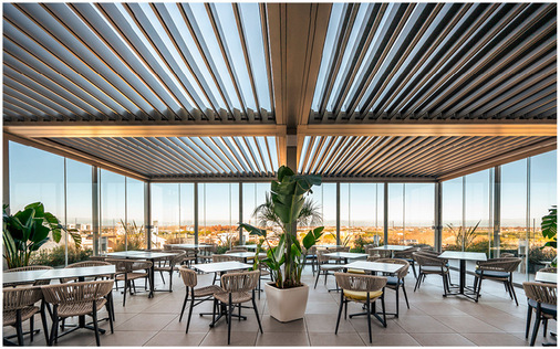 Vier gekoppelte Kedry Prime schaffen 100 m2 nutzbare Fläche.