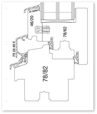 Das Holz-Fenster System FK mit dem Knapp-Verbinder im Flügelprofil