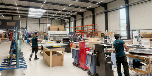 Für den Aufbau der neuen Firmenzentrale und die Produktion wurden in Lünen über 15 Mio. Euro investiert