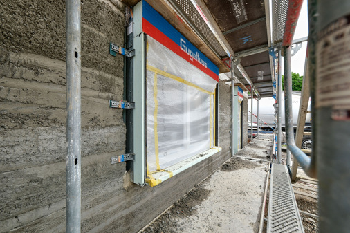 Mit seinen Windowment-Systemen trug Gugelfuss zum raschen Bauablauf des 3D-Hauses in Illertissen bei.