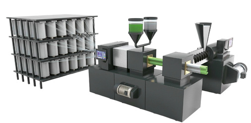 Thermoplastische Pultrusion: Dabei werden nahezu endlose Glasfasern von Kunststoff umhüllt und zu fertigen Profilen verarbeitet. Das Ergebnis: Größere, stabilere Profile