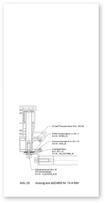 Möglichkeiten zur Befestigung von ­Geländern an Fensterprofilen.