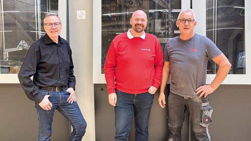 v.l.: Jürgen Schumann, Roman Günter und Conturex-Experte Achim Stolz.