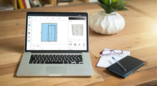 Mit dem Online-Konfigurator easy Plan von CRL lassen sich Trennwände schnell und einfach planen.
