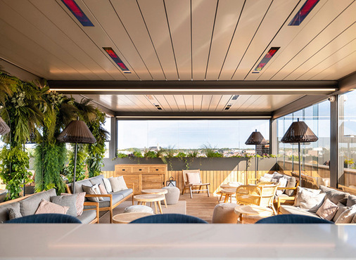 Funktionale Technik trifft auf eine anspruchsvolle und architektonisch gelungene Gestaltung für die gehobene Gastronomie.