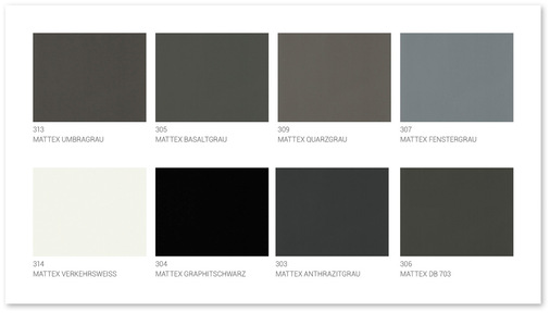 Deceuninck führt acht Mattex Folien mit extrem matter Optik ein.