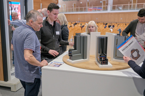 Auch die Produkte von Gugelfuss standen im Fokus der Ausstellung.