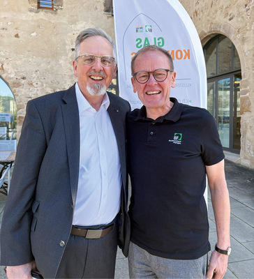 Hans-Joachim Arnold und Jochen Grönegräs freuten sich über die starke Beteiligung am BF Kongress 2026