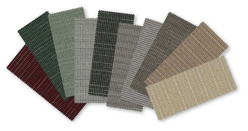 Zeitlose Raffinesse statt kurzlebiger Trends: Die neue hochwertige Markisen­kollektion „Fine Line“ umfasst zehn Farben, mit denen sich Terrassen und Gärten dauerhaft stilvoll gestalten lassen.