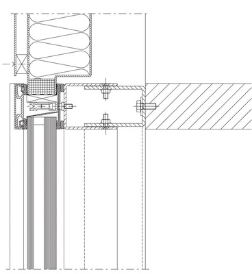 Die Architekten setzten gläserne Schürzen aus Pyranova Brandschutzglas zwischen die Stahlträger, nur wenige Zentimeter vor die raumabschließende Glasfassade