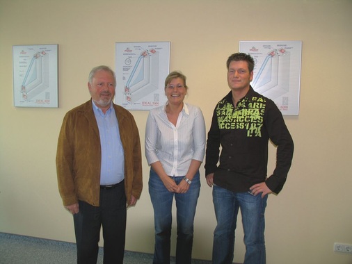 FamiliensacheLudwig Weinstock mit seinen Kindern Sabine und Stefan