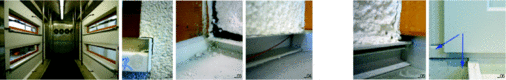 Die Holzforschung untersuchte 16 Ausführungsdetails – als 100-prozentig wasserdicht konnte jedoch keine bezeichnet werden. <br />01 Versuchswand der Prüf- und Zertifizierungsstelle Wien (MA 39) <br />02 Putzabrissfugen im Bereich der Fensterbankabschlüsse <br />03 zu wenig komprimiertes Kompriband im Laibungs-EPS<br />04 Wassereintrittsstelle im Bereich der Fensterbankecke (Alu Fensterbank/ ­Abschlussprofil)<br />05 Wassereintrittsstelle im Bereich der Fensterbankanschlussnut <br />06 Entwässerung (seitlich und nach unten) der Vorsatzschale bei einem ­Holz-Alu- oder Kunststoff-Alu-Fenster
