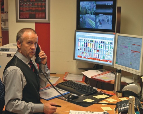 Alles unter KontrolleBei Coplaning wird mittels einer intensiven Planung und Steuerung nichts dem Zufall überlassen. Im Bild der zuständige Mitarbeiter Johannes Kandels.