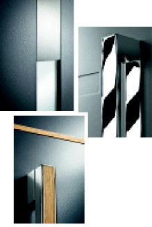 Beispiel MaterialienDer Pfiff bei modernen Haustürmaterialien liegt in der Vielfalt.