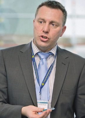 Erwartet steigende AbsatzzahlenThomas Keyser, Vertriebsleiter von der f | solar GmbH.