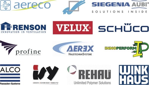 ProjektpartnerLogos der Partner des Forschungsvorhabens „Einsatzempfehlungen für Fensterlüfter“