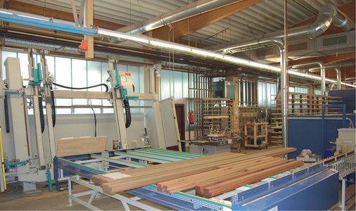 Fertig für die RahmenpresseKomplett bearbeitete Einzelteile