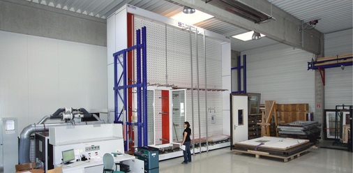 FassadenprüfstandDie Prüfeinrichtung ist ausgelegt für Bauteile bis 6,5 m x 5,6 m