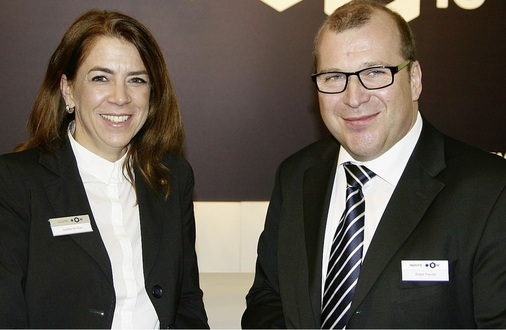 Marketingleiterin Sandra Meissner und ­Geschäftsführer Edgar Freund waren ­überwältigt von der positiven ­Resonanz auf der Messe.