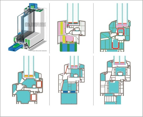 03: Möglichkeiten zur Reduzierung der durch Metallprofile entstehenden ­Wärmebrücken.