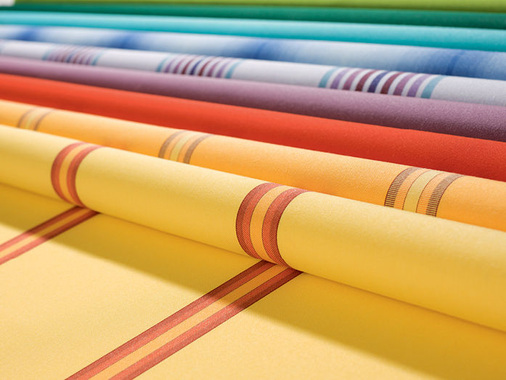 Schön fürs Auge sind die aktuellen Stoffkollektionen der verschiedenen Hersteller. Hier kann auch das beste Bild nicht die Optik des Originals wiedergeben.