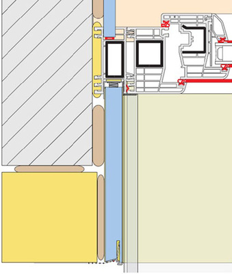 Für WDVS-Fassaden: EMV-Systemfenster - © emv elements Deutschland GmbH
