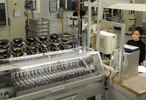 Zwischendurch hatten die Teilnehmer die Gelegenheit, die Schlossproduktion beim BKS-Werk in Velbert zu besichtigen.