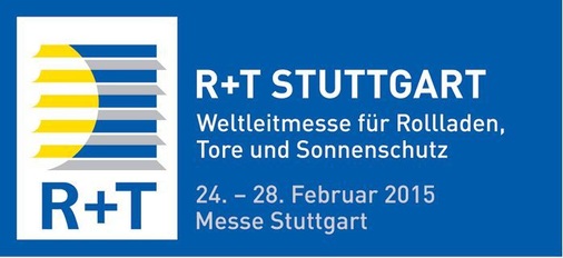 50 Jahre R+T will die Messe Stuttgart vom 24. bis 28. Februar 2015 mit den Ausstellern und Besuchern feiern. - © Logo: Messe Stuttgart
