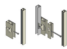 
Die Seitenführungsschienen entstehen zuerst digital. Die spätere Montage wird veranschaulicht und die Vorteile fallen sofort ins Auge.
