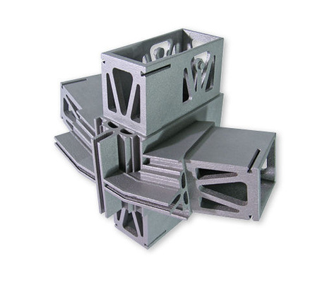 
Kunststoff-Konzeptstudie des Nematox von 
Alcoa. Dieser Knoten entstand als 3-D-Druck.
