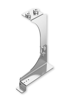 
Die zweiteilige Statikkonsole stellt die Befestigung des Rollladenkasten nach oben hin her.
