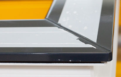 
Eine homogene Lackierung – auch um die Ecke herum.
