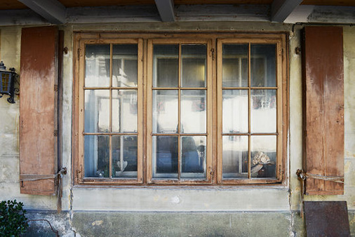 <p>
Aufnahme eines historischen Kastenfensters.
</p>