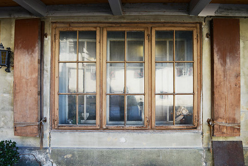 
Aufnahme eines historischen Kastenfensters.

