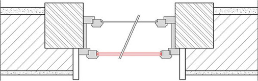 
Kastenfenster mit neuer Isolierverglasung im Innenfenster im bestehenden Rahmen. 
