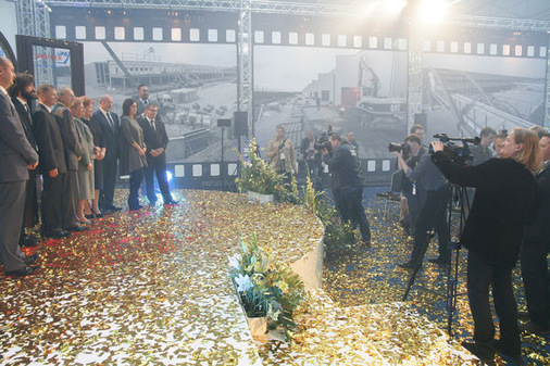 Die Polen lieben es bedeutende Ereignisse auch deutlich zu zeigen und zu inszenieren.