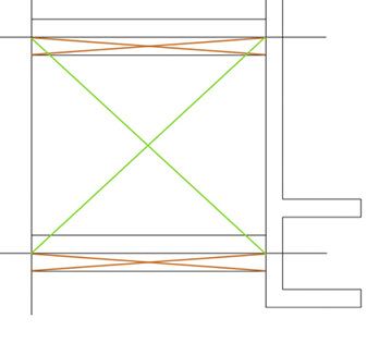 <p>
</p>

<p>
Entsprechend dimensionierte Stehbolzenmontagen erfüllen die Anforderungen an die DIN EN 13561. 
</p> - © Grafik: Olaf Vögele

