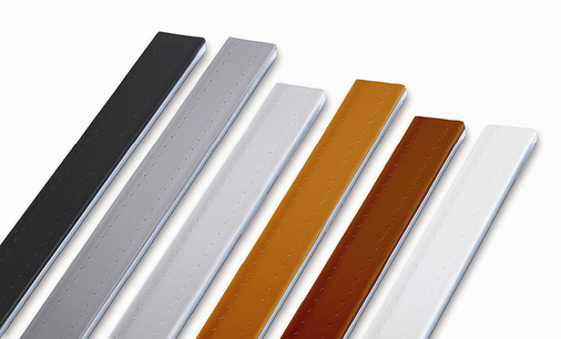 



Thermisch optimierte Abstandhalter gibt es in vielen verschiedenen Farben.
