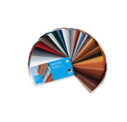 
Der Musterfächer mit fast 100 Dekoren.
