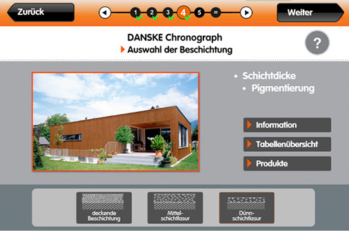 
Der Danske-Chronograph: Nach fünf Eingabeschritten …
