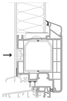 
Die Cliplösung für flügelüberdeckende Haustürfüllungen reduziert die Verarbeitungszeit erheblich.
