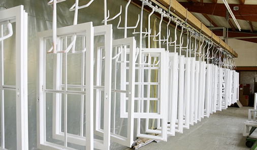 <p>
</p>

<p>
Immer seltener werden die Fenster in größeren Losgrößen produziert. Das ist ein Argument pro BAZ.
</p> - © Foto: Daniel Mund

